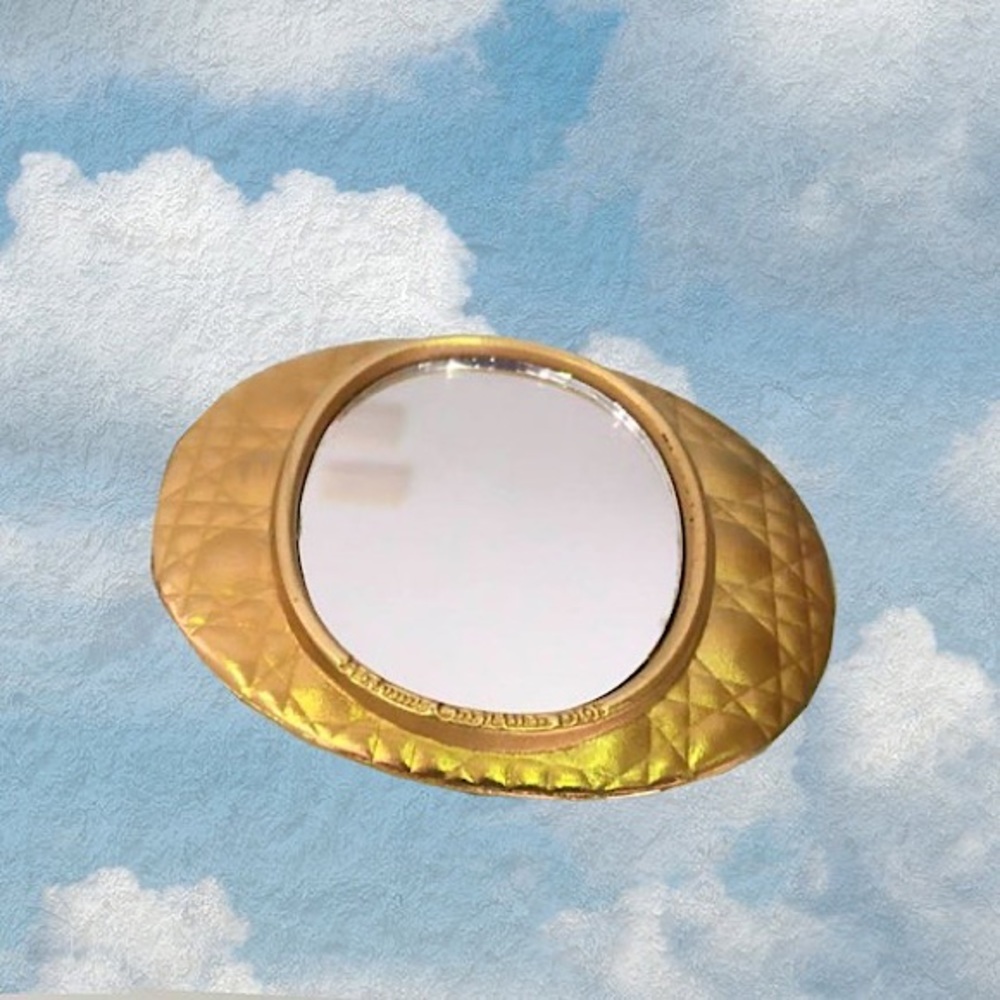 Vintage DIOR Parfum Mirror, Authentic Vintage Dior Pocket Mirror Cosmetic Mirror